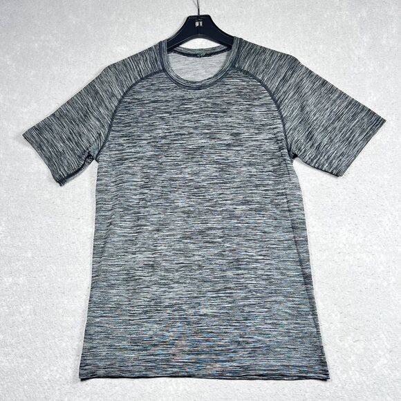 Lululemon Shirt Size Small Black Gray Metal Vent Tech Short Sleeve Athleisure - Picture 1 of 12